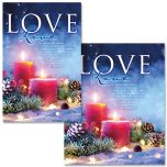 Advent - Week 4 - Love - Book of Worship - Pkg 100 - Bulletin - Multiple Sizes