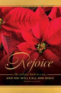 Christmas - Rejoice - Matthew 1:21 (CEB) - Pkg 100 - Standard Bulletin