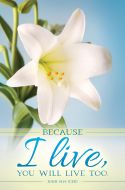 Easter – Because I Live, John 14:19 (CEB) – Pkg 100 – Standard Bulletin