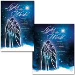 Christmas - Light of the world - Bulletin - Multiple Sizes