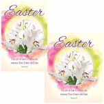 Easter Bulletin -Easter, Romans 6:23  (multiple size options)
