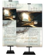 Easter - He Has Risen, Matthew 28:5-6 (NIV®) - Banner