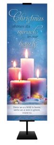 Christmas-Christmas Miracle; Isaiah 9:6 (KJV)-Banner
