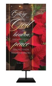 Christmas - Glory to God in Heaven - Luke 2:14 - Banner