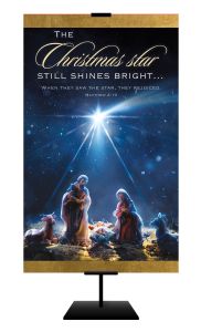 Christmas – The Christmas Star – Matt 2:10 (KJV) – Banner
