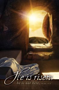 Easter - He is risen - Mark 16:6 (KJV) - Standard Bulletin - Pkg 100