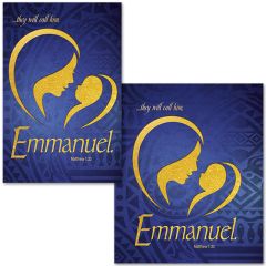 Christmas - Emmanuel - Bulletin - Multiple Sizes