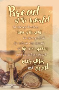 Maundy Thursday - Bread of the World - Standard Bulletin 