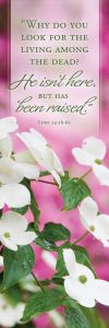 Easter - He Isn't Here - Bookmark