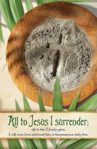 Ash Wednesday - I Surrender All (Hymn) - Pkg 100 - Standard Bulletin 