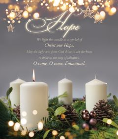 Advent - Week 1 - Hope - Christ our Hope - Book of Worship - Pkg 100 - Legal Bulletin