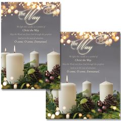 Advent - Week 2 - The Way - Christ the Way - Book of Worship - Pkg 100 - Bulletin - Multiple Sizes