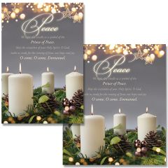 Advent - Week 4 - Peace - Prince of Peace - Book of Worship - Pkg 100 - Bulletin - Multiple Sizes