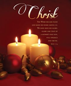 Advent - Week 5 - Christ - Word became flesh, John 1:14 (CEB) - Pkg 100 - Legal Bulletin