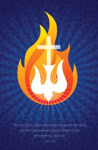 Pentecost - Holy Spirit, John 14:25 (CEB) - Pkg 100 - Standard Bulletin