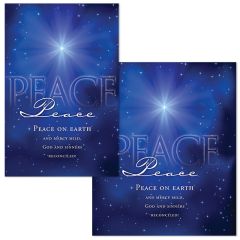 Advent - Week 2, Peace - Hark the Herald Angels Sing - Pkg 100 - Bulletin - Multiple Sizes