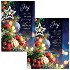 Advent - Week 3, Joy - Psalm 126:3 (CEB) - Pkg 100 - Bulletin - Multiple Sizes