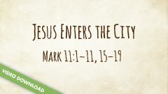 Inspire! Video Download - Jesus Enters the City (Mark 11:1-11, 15-19)