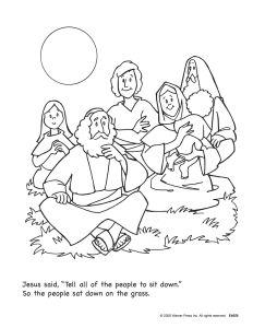 Printable - Coloring Page | The Little Boy's Lunch Page 11