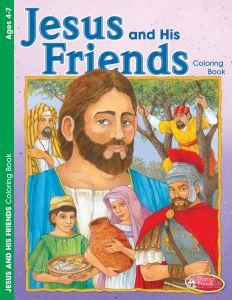 Printable - Coloring & Activity Book | (4-7) Jesus and His Friends