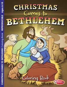 Printable - Coloring & Activity Book | Christmas | (8-10) | Christmas Comes to Bethlehem  