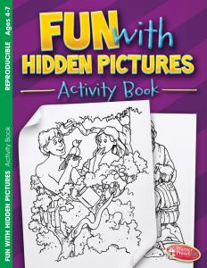 Coloring Activity Book - Fun with Hidden Pictures - Multiple Formats