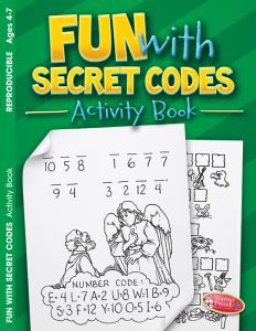 Coloring Activity Book - Fun with Secret Codes