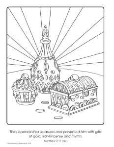 Printable - Coloring & Activity Page | Christmas | (8-10) A Colorful Christmas | Gifts