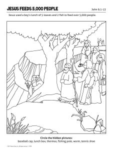Printable - Activity Page | Hidden Pictures Bible Stories Page 12