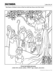 Printable - Activity Page | Hidden Pictures Bible Stories Page 15