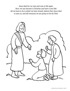 Printable - Coloring & Activity Page | Easter | (5-7) Jesus Is Our Savior | Jesus Hands and Feet 
