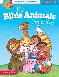General - Bible Animals Dot-to-Dot - Coloring/Activity Book - Ages 2-4