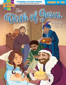 Printable - Coloring & Activity Book | Christmas | (8-10) | The Birth of Jesus