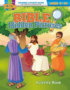 Bible Hidden Picture (OT and NT) - Ages 8-10 - Coloring/Activity Book - Multiple Formats