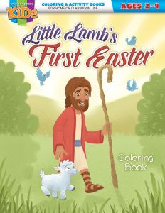Printable - Coloring and Activity Book | (2-4) Little Lamb's First Easter