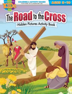 Printable - Coloring & Activity Book | Easter| (8-10) Road to the Cross Hidden Pictures 