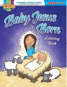 Printable - Coloring & Activity Book | (2-4) Baby Jesus Is Born