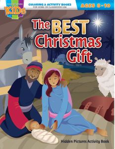 Printable - Coloring & Activity Book | (8-10) The Best Christmas Gift Hidden Pictures 