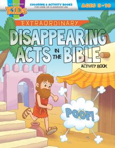 Coloring Book - Disappearing Acts in the Bible Coloring and Activity Book - Ages 8-10