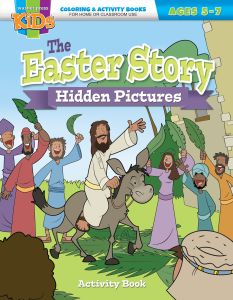 Easter Coloring/Activity Book – The Easter Story Hidden Pictures – Ages 5–7
