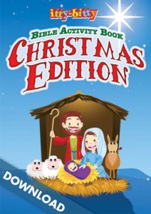 Christmas- Bible Activity Book, Christmas Edition - Digital Download