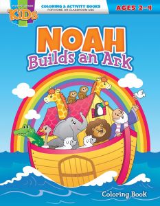 Coloring Book – Noah Builds an Ark -  Ages 2–4