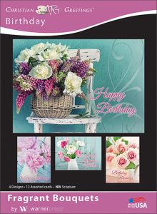 Boxed Greeting Cards - Birthday, Fragrant Bouquets