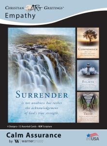 Empathy - Calm Assurance, (KJV) - Box of 12 - Assorted Boxed Greeting Cards