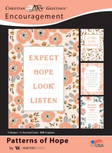 Encouragement - Patterns of Hope, (KJV) - Box of 12 - Assorted Boxed Greeting Cards