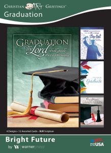 Graduation - Bright Future - KJV - Box of 12 - Assorted Boxed Greeting Cards