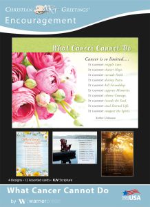 Boxed Greeting Cards - Encouragement - What Cancer Cannot Do