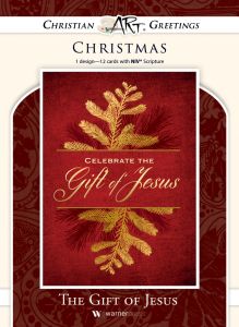Christmas - Celebrate the Gift of Jesus, 2 Corinthians 9:15 (NIV) - Boxed Greeting Cards