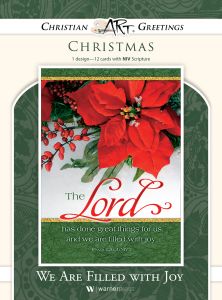 Christmas - We Are Filled with Joy - NIV - Boxed Greeting Cards