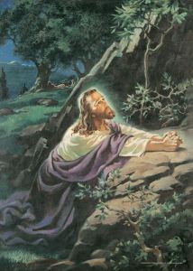 Sallman Art: "Gethsemane" (multiple sizes)